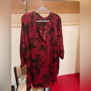 2 for $20. Floral tunic blouse